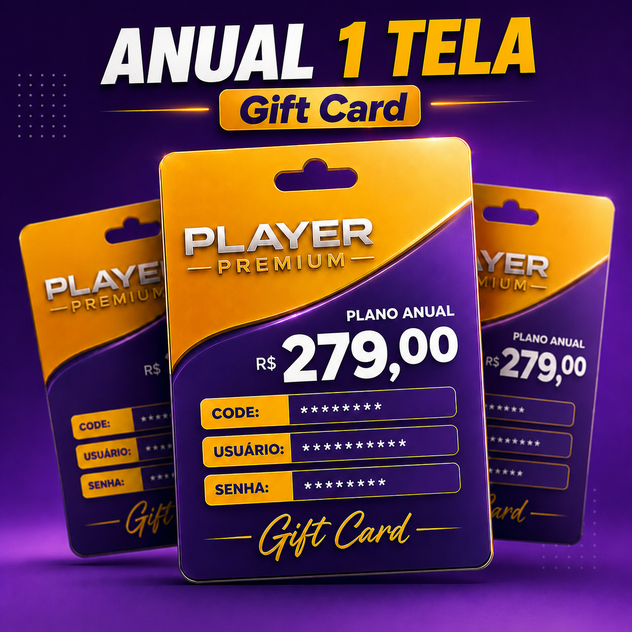 Gift Card Anual — 1 Tela